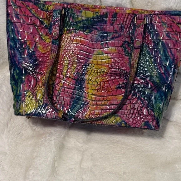 Colorful Brahmin Embossed Bag - Picture 3 of 3